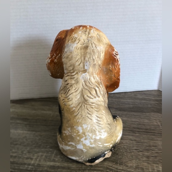 Vtg Carnival Chalkware Dog Statue - Picture 5 of 16